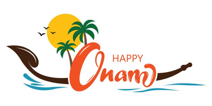 Custom designed Onam wishes flex board and promotional flyer printed for local businesses by Kavya Printers in Kodungallur
